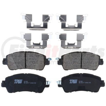 TRW TRC1852 Disc Brake Pad Set TRW PREMIUM BRAKING - CERAMIC BRAKE PAD SET - TRC1852