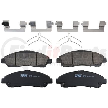 TRW TRC1896 Disc Brake Pad Set TRW PREMIUM BRAKING - CERAMIC BRAKE PAD SET - TRC1896