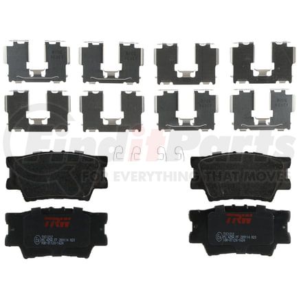 TXC1212 by TRW - TRW PREMIUM BRAKING - CERAMIC BRAKE PAD SET - TXC1212