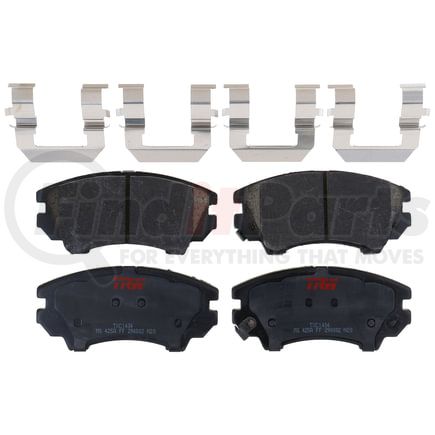TXC1404 by TRW - TRW PREMIUM BRAKING - CERAMIC BRAKE PAD SET - TXC1404