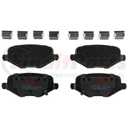TXC1719 by TRW - TRW PREMIUM BRAKING - CERAMIC BRAKE PAD SET - TXC1719