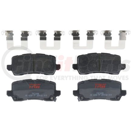 TXC1698 by TRW - TRW PREMIUM BRAKING - CERAMIC BRAKE PAD SET - TXC1698