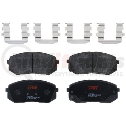TXC1826 by TRW - TRW PREMIUM BRAKING - CERAMIC BRAKE PAD SET - TXC1826