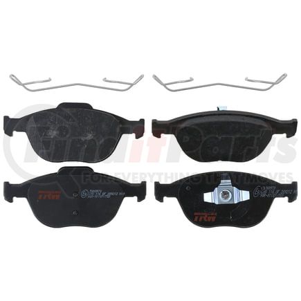 TXH0970 by TRW - TRW PREMIUM BRAKING - METALLIC BRAKE PAD SET - TXH0970