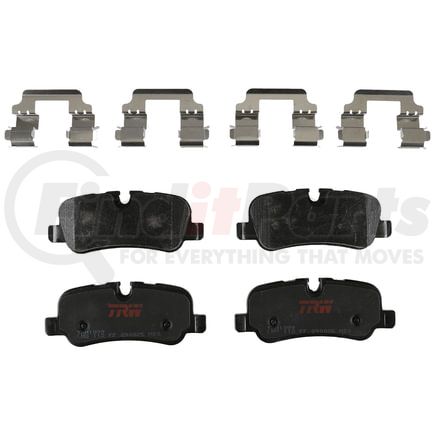 TXH1099 by TRW - TRW PREMIUM BRAKING - METALLIC BRAKE PAD SET - TXH1099