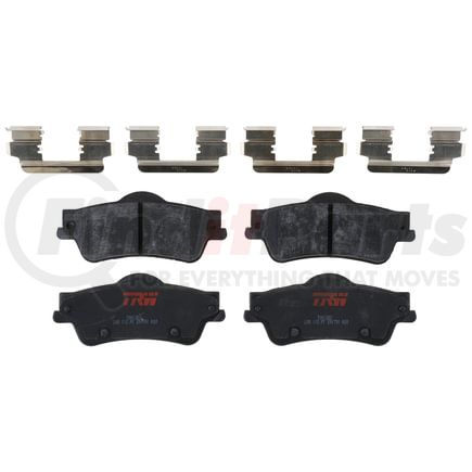 TXH1352 by TRW - TRW PREMIUM BRAKING - METALLIC BRAKE PAD SET - TXH1352