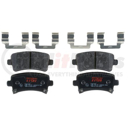 TXH1430 by TRW - TRW PREMIUM BRAKING - METALLIC BRAKE PAD SET - TXH1430