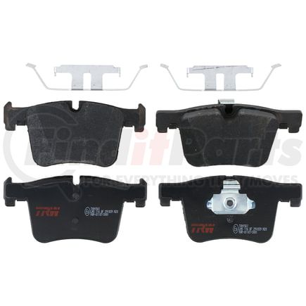 TXH1561 by TRW - TRW PREMIUM BRAKING - METALLIC BRAKE PAD SET - TXH1561