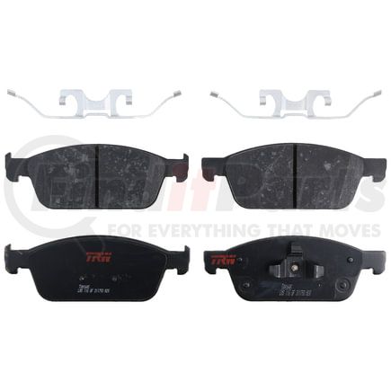TXH1645 by TRW - TRW PREMIUM BRAKING - METALLIC BRAKE PAD SET - TXH1645
