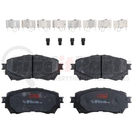 TRW TXH1711 Disc Brake Pad Set TRW PREMIUM BRAKING - METALLIC BRAKE PAD SET - TXH1711