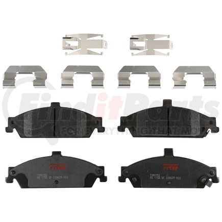 TXM0752 by TRW - TRW PREMIUM BRAKING - METALLIC BRAKE PAD SET - TXM0752