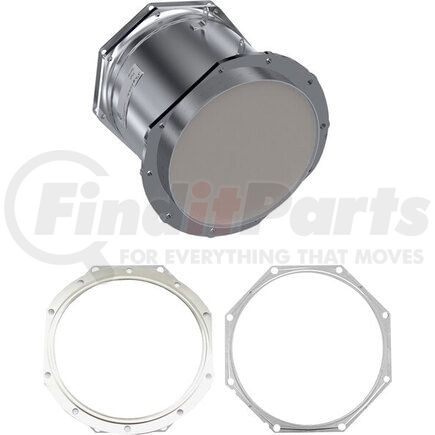 SG0802-C by SKYLINE EMISSIONS - Diesel Particulate Filter (DPF) Kit, with (2) Gaskets, without Clamps, EPA10, for Isuzu