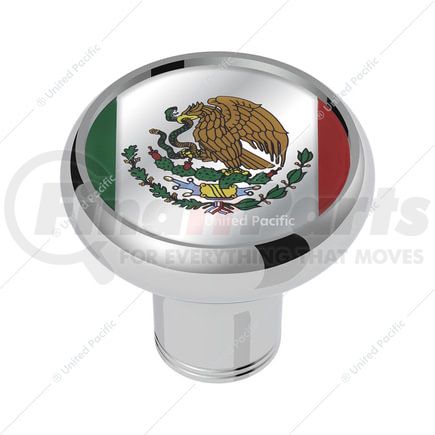 22943 by UNITED PACIFIC - Multi-Purpose Decal - 1-3/4" Round, Glossy, Mexico Flag Design