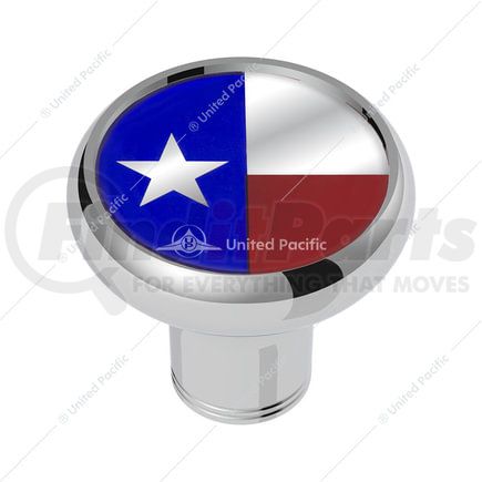 22942 by UNITED PACIFIC - Multi-Purpose Decal - 1-3/4" Round, Glossy, Texas Flag Design