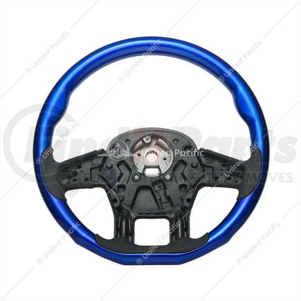 88337 by UNITED PACIFIC - Steering Wheel - 18 " dia., Indigo Blue, Wood, fits 2012-2021 Peterbilt 579