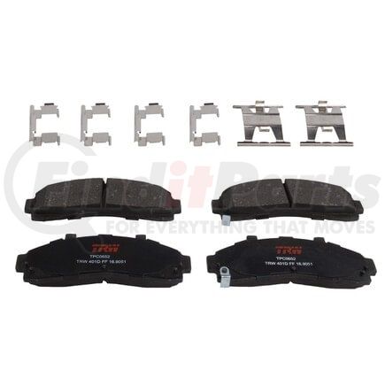TPC0652 by TRW - Disc Brake Pad Set