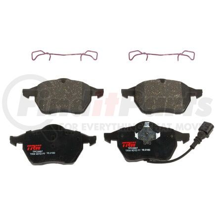TPC0687 by TRW - Disc Brake Pad Set