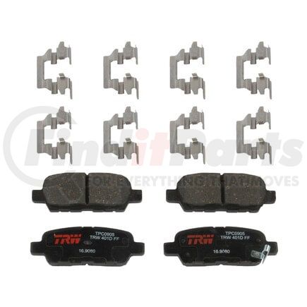 TPC0905 by TRW - Disc Brake Pad Set