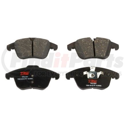 TPC1241 by TRW - Disc Brake Pad Set - New, Front, For 2005-2008 Jaguar S Type