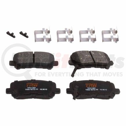 TPC1281 by TRW - Disc Brake Pad Set