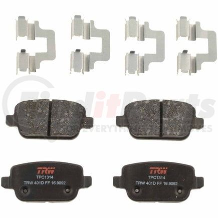 TPC1314 by TRW - Disc Brake Pad Set