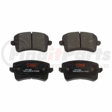 TPC1386 by TRW - Disc Brake Pad Set