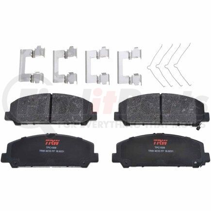 TRW TPC1509 Disc Brake Pad Set Disc Brake Pad Set
