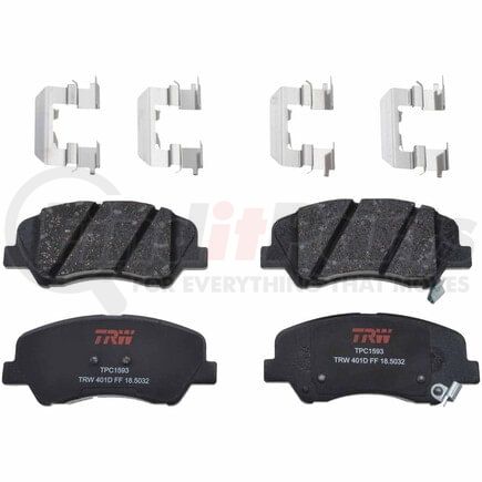 TPC1593 by TRW - Disc Brake Pad Set
