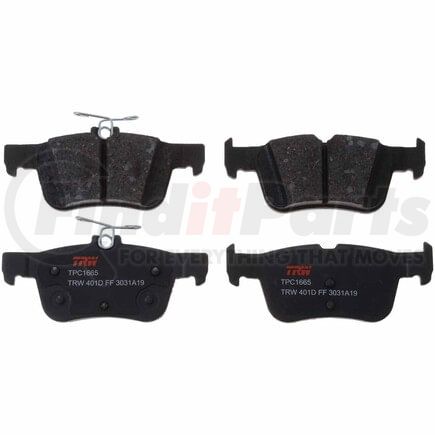 TPC1665 by TRW - Disc Brake Pad Set