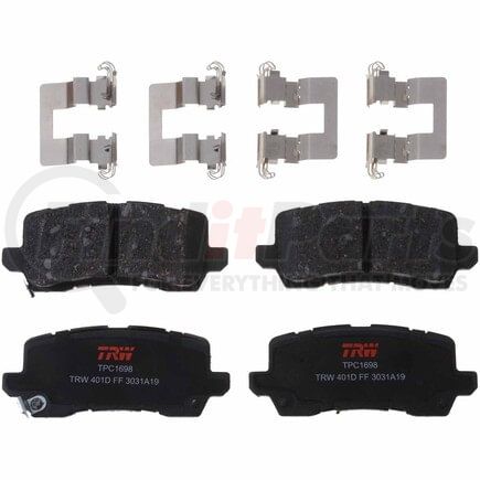 TPC1698 by TRW - Disc Brake Pad Set