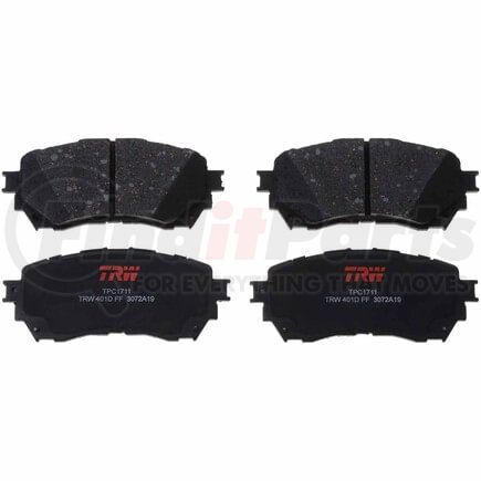 TRW TPC1711 Disc Brake Pad Set Disc Brake Pad Set
