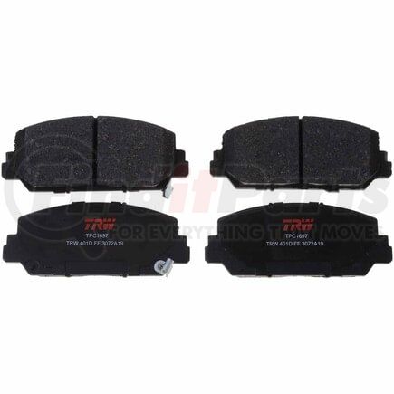 TPC1697 by TRW - Disc Brake Pad Set