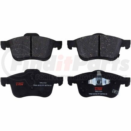 TPC1721 by TRW - Disc Brake Pad Set