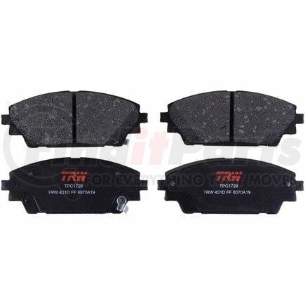 TPC1728 by TRW - Disc Brake Pad Set