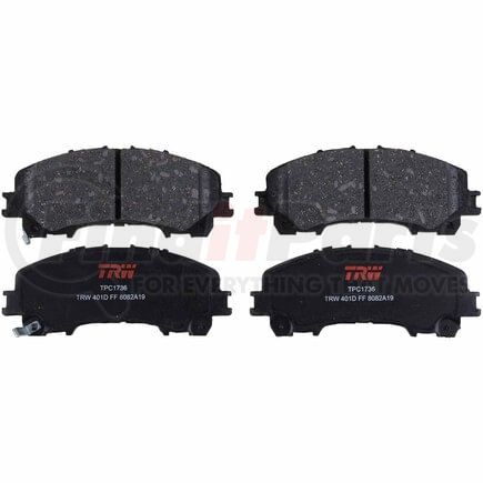 TPC1736 by TRW - Disc Brake Pad Set