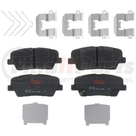 TRW TPC1916 Disc Brake Pad Set Disc Brake Pad Set
