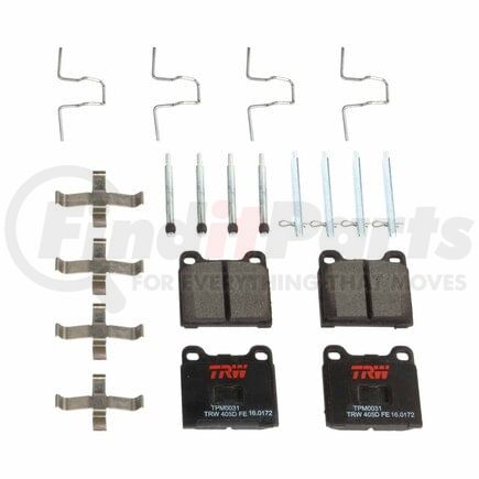 TPM0031 by TRW - Disc Brake Pad Set
