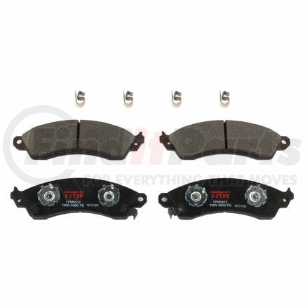 TPM0412 by TRW - Disc Brake Pad Set