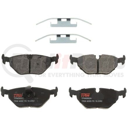 TPM0692A by TRW - Disc Brake Pad Set