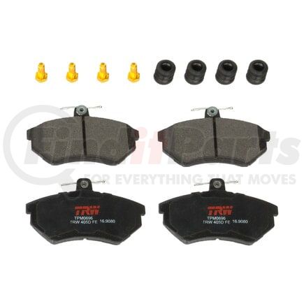 TPM0696 by TRW - Disc Brake Pad Set