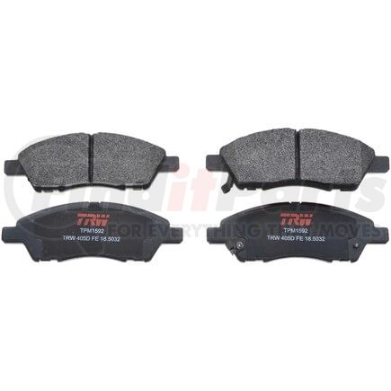 TRW TPM1592 Disc Brake Pad Set Disc Brake Pad Set