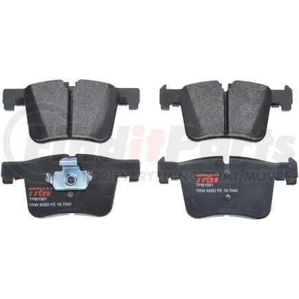 TPM1561 by TRW - Disc Brake Pad Set