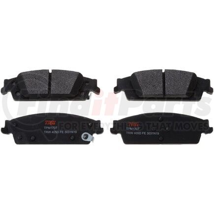 TPM1707 by TRW - Disc Brake Pad Set