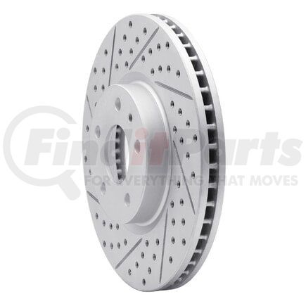 830-54259L by DYNAMIC FRICTION COMPANY - Geoperformance Rotor - Drilled and Slotted