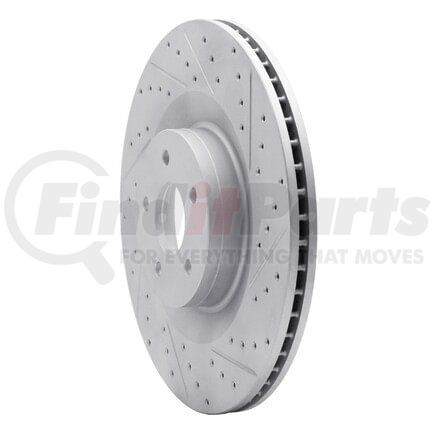 830-54261R by DYNAMIC FRICTION COMPANY - Geoperformance Rotor - Drilled and Slotted