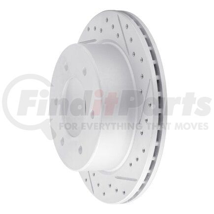 830-54276R by DYNAMIC FRICTION COMPANY - Geoperformance Rotor - Drilled and Slotted