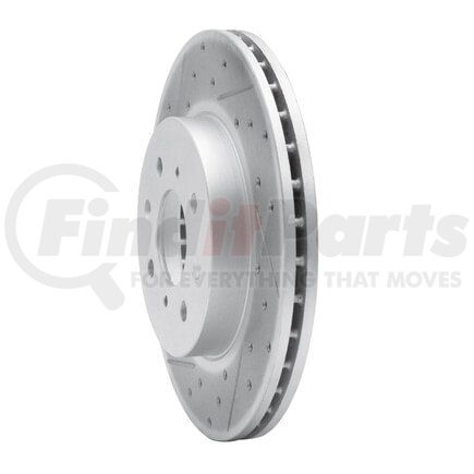 830-59038L by DYNAMIC FRICTION COMPANY - Geoperformance Rotor - Drilled and Slotted