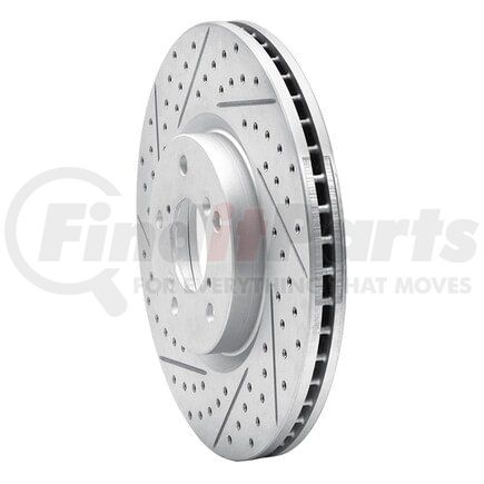 830-59053L by DYNAMIC FRICTION COMPANY - Geoperformance Rotor - Drilled and Slotted