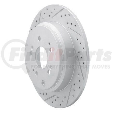 830-59054L by DYNAMIC FRICTION COMPANY - Geoperformance Rotor - Drilled and Slotted