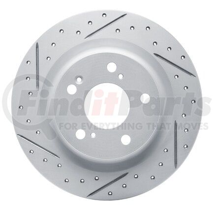 830-59067L by DYNAMIC FRICTION COMPANY - Geoperformance Rotor - Drilled and Slotted